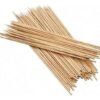 KIT 1000 Espetinhos 25 cm de Bambu Afiado Espeto Churrasco Artesanato Descartável Alta Qualidade