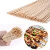 KIT 1000 Espetinhos 25 cm de Bambu Afiado Espeto Churrasco Artesanato Descartável Alta Qualidade