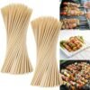 KIT 1000 Espetinhos 25 cm de Bambu Afiado Espeto Churrasco Artesanato Descartável Alta Qualidade